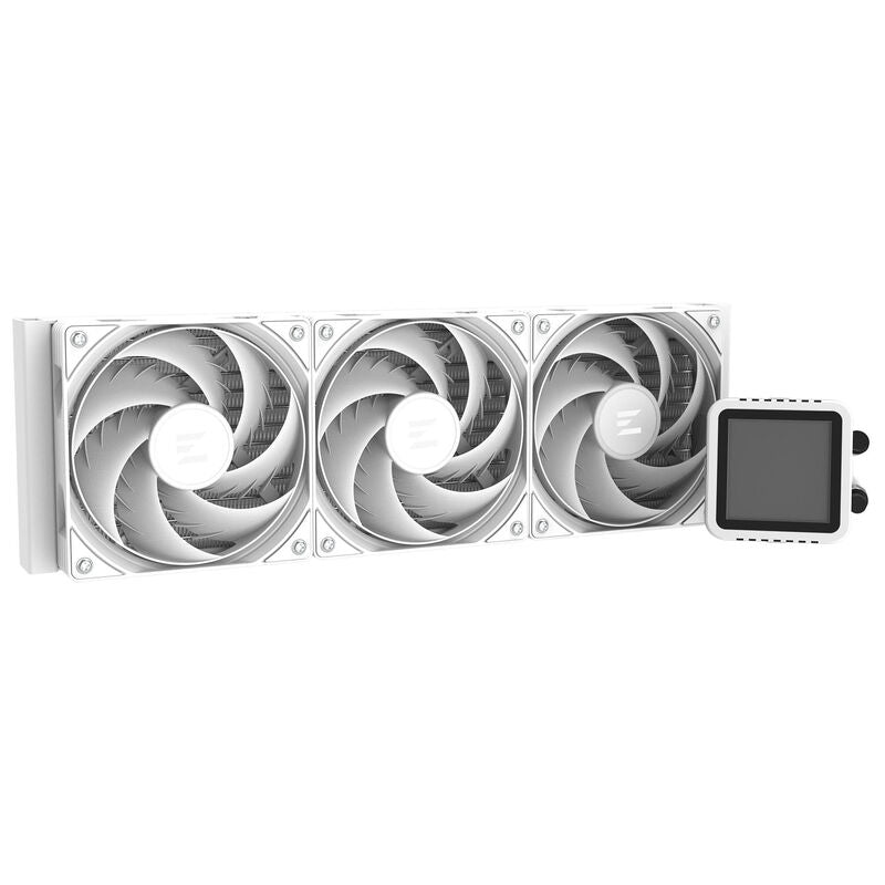 Zalman ALPHA2 DS A36 AIO vannkjøling bakside med kabler