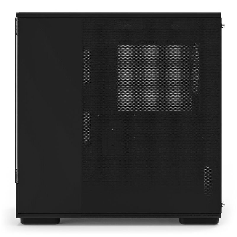 Montert Zalman P10 kabinett minitårn mATX RGB herdet glass svart med PC-komponenter