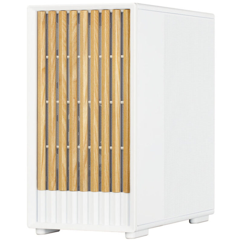 Detaljbilde av Zalman P10 Namu kabinett minitårn mATX herdet glass hvit tre