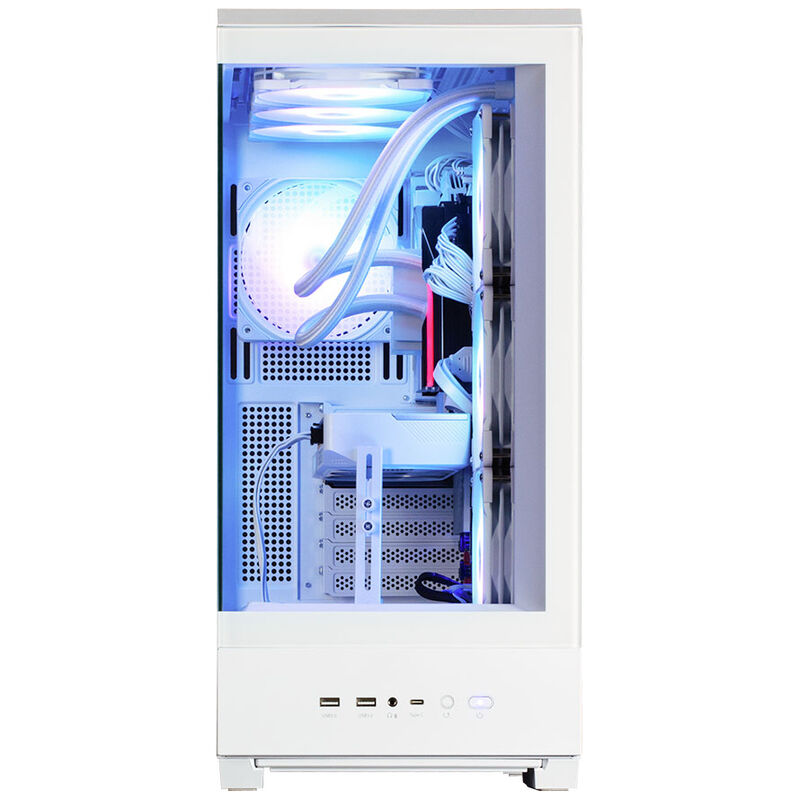 Nærbilde av Zalman P50 DS kabinett frontpanel