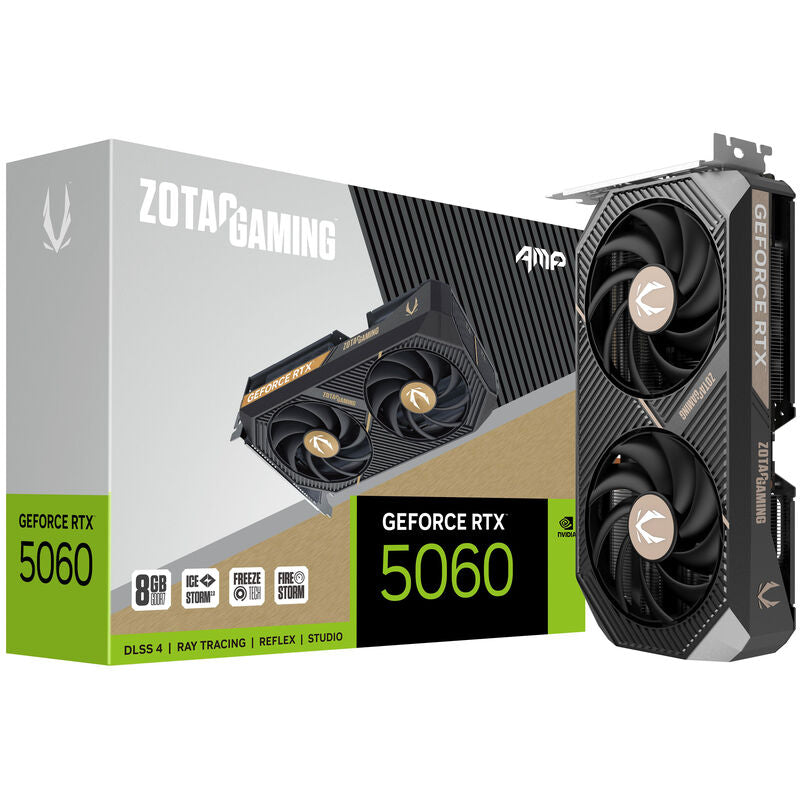 ZOTAC GAMING GeForce RTX 5060 AMP grafikkort forfra