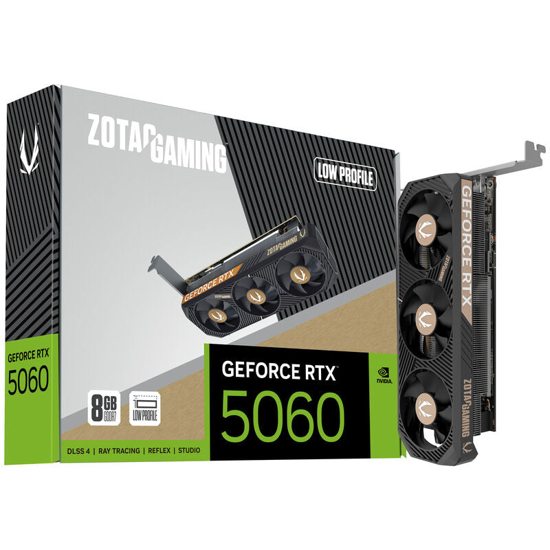 ZOTAC Gaming GeForce RTX 5060 Low Profile grafikkort forfra