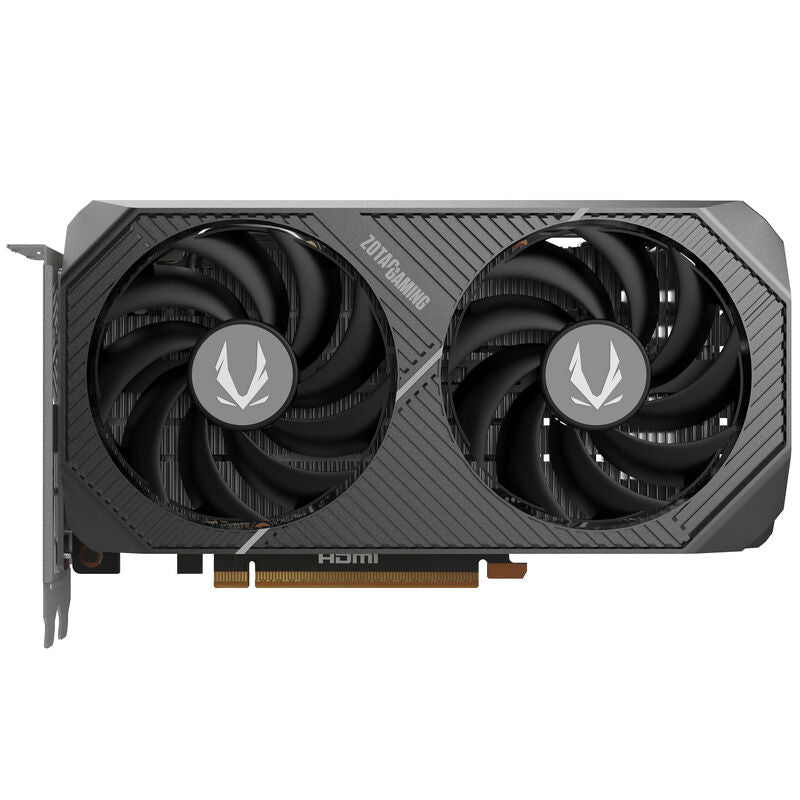 Detaljbilde av ZOTAC GAMING GeForce RTX 5060 Twin Edge grafikkort vifte