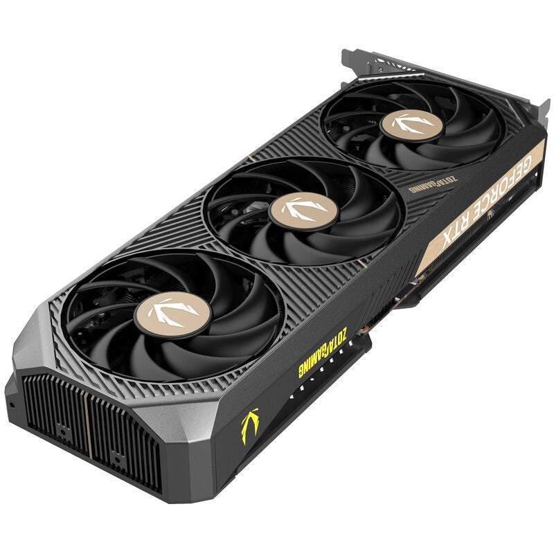 ZOTAC GAMING GeForce RTX 5070 Solid grafikkort nærbilde vifte