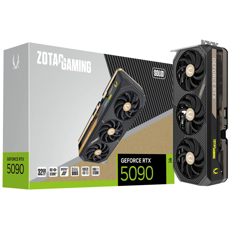 ZOTAC GAMING GeForce RTX 5090 SOLID grafikkort forfra
