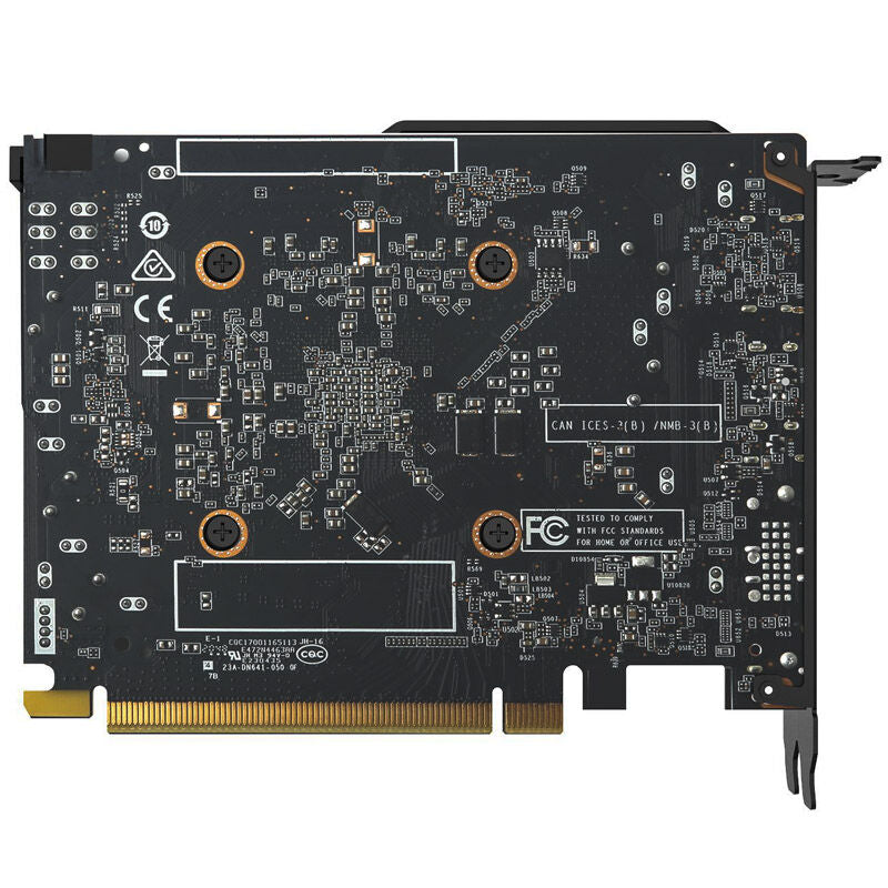 Oversikt over ZOTAC Gaming RTX 3050 Eco Solo grafikkort design