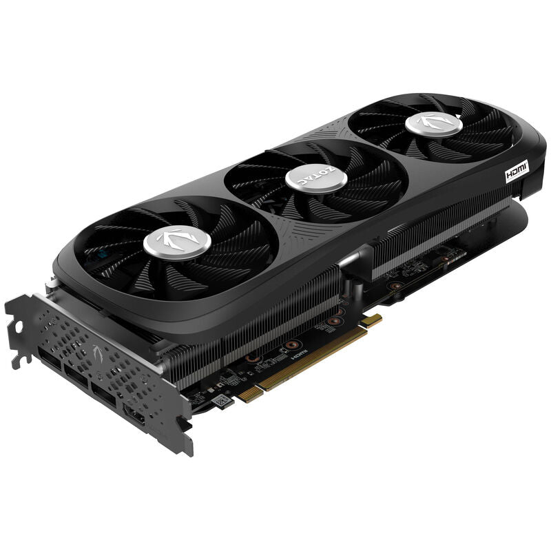 ZOTAC Gaming RTX 4070 Super Trinity Black OC grafikkort bakside