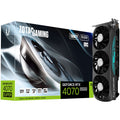 ZOTAC Gaming RTX 4070 Super Trinity Black OC grafikkort forfra