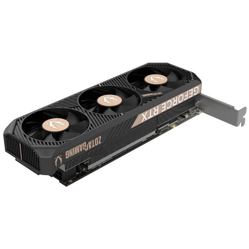 Nærbilde av tilkoblinger på ZOTAC GAMING RTX 5050 Low Profile grafikkort