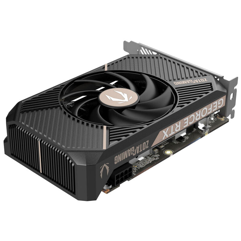 ZOTAC GAMING RTX 5060 Solo grafikkort 8 GB montert i PC