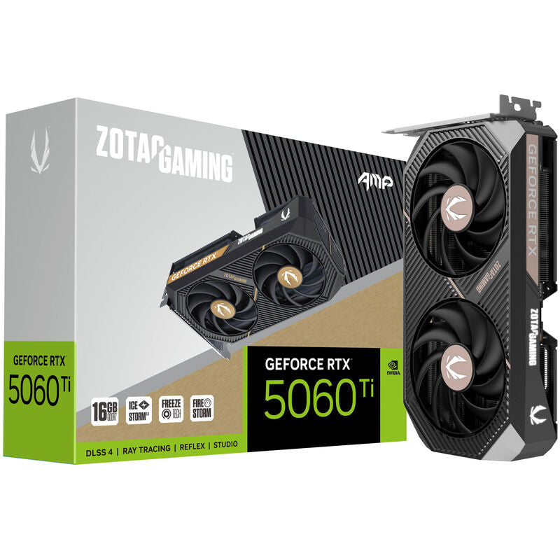ZOTAC GAMING RTX 5060 Ti AMP grafikkort forfra