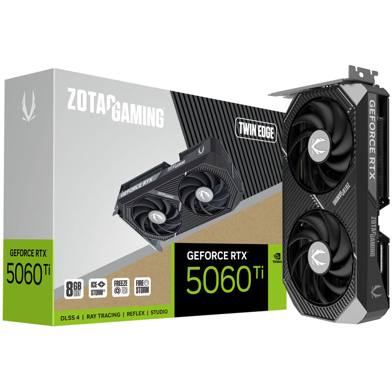ZOTAC GAMING RTX 5060 Ti Twin Edge grafikkort forfra