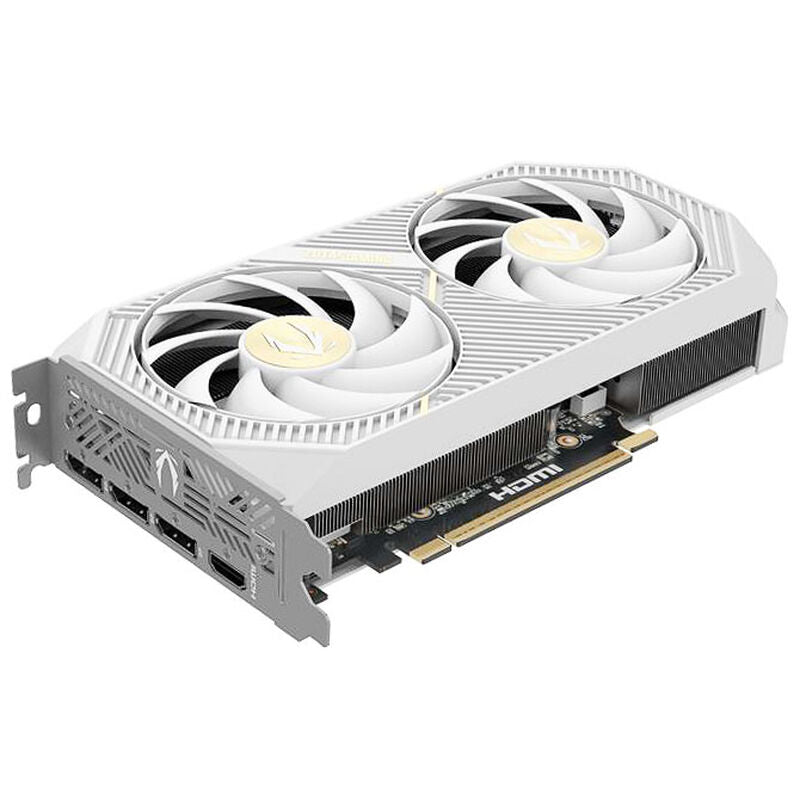 ZOTAC Gaming RTX 5060 Ti Twin Edge OC grafikkort bakside hvit