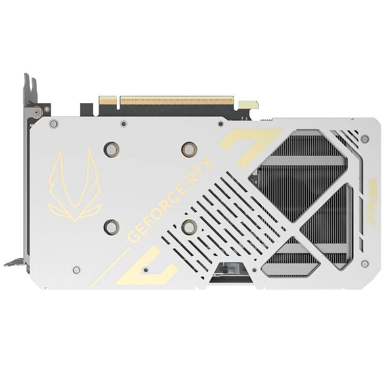 ZOTAC Gaming RTX 5060 Ti Twin Edge OC grafikkort sideprofil hvit