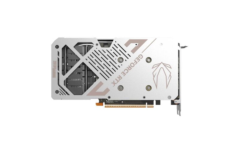 Oversikt over ZOTAC GAMING RTX 5060 Twin Edge OC White sideprofil