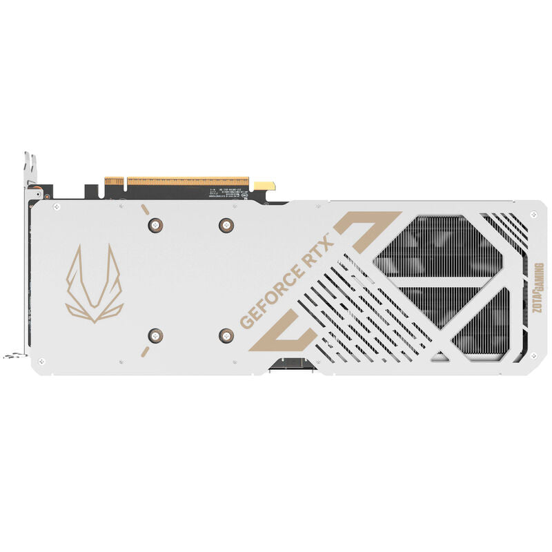 RGB-LED belysning på ZOTAC GAMING RTX 5070 AMP White Edition grafikkort