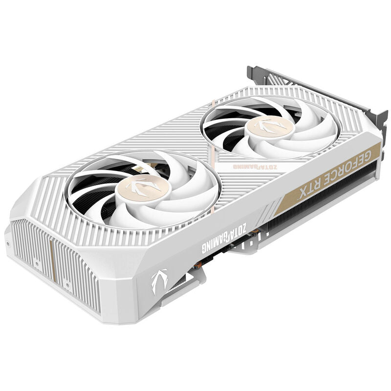 ZOTAC GAMING RTX 5070 Twin Edge OC White detalj av kjølesystem