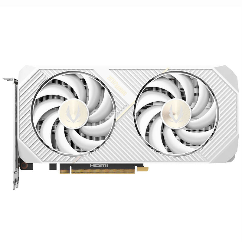 ZOTAC GAMING RTX 5070 Twin Edge OC White nærbilde vifter