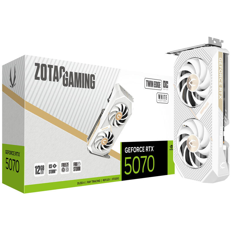 ZOTAC GAMING RTX 5070 Twin Edge OC White forfra