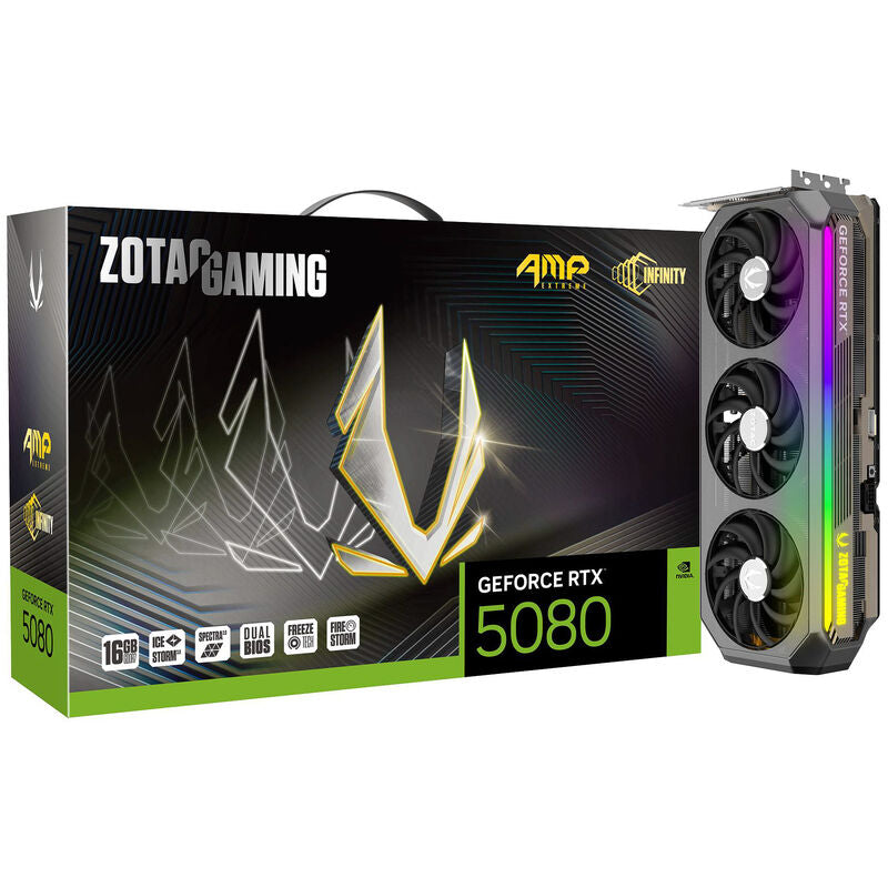 ZOTAC GAMING RTX 5080 AMP Extreme INFINITY forfra