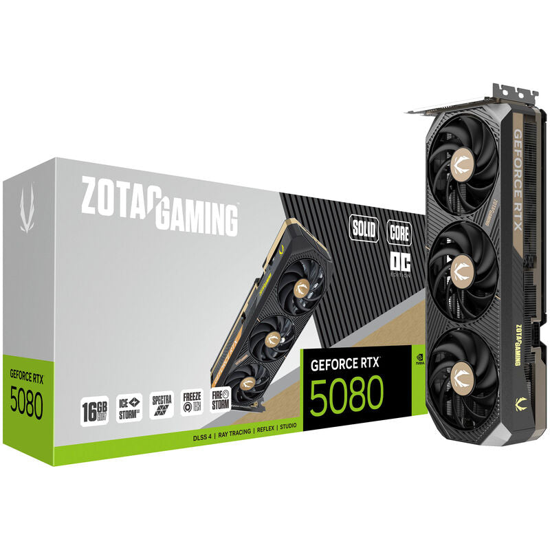 ZOTAC GAMING RTX 5080 Solid Core OC grafikkort forfra
