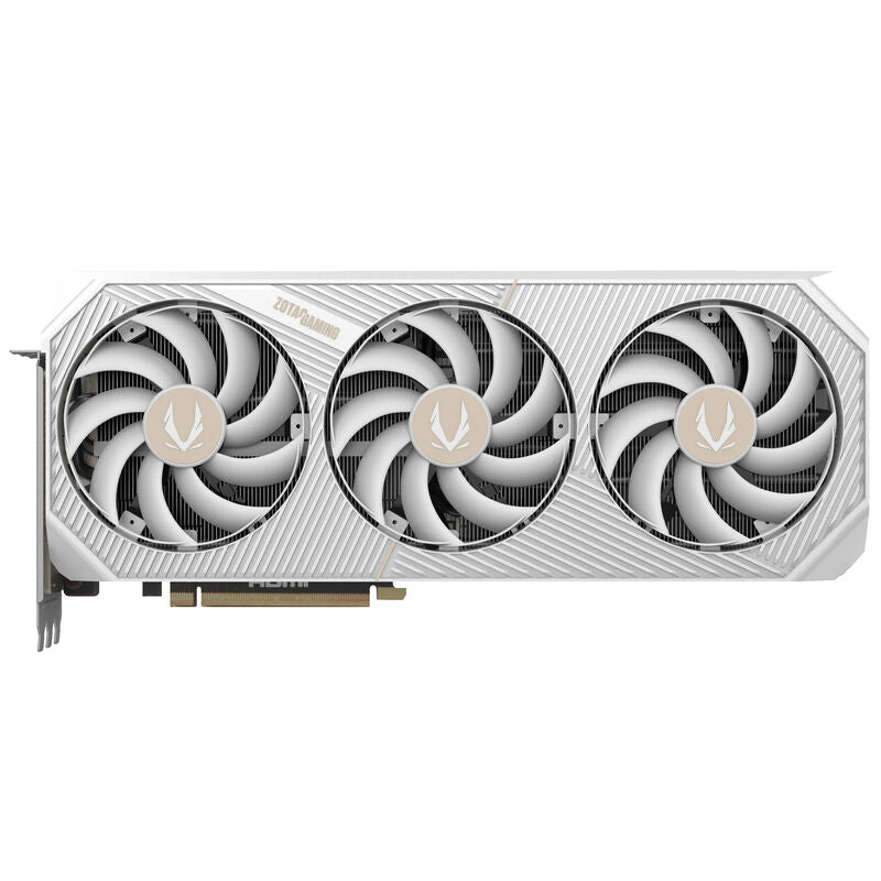 Detalj av kjøleløsning på ZOTAC GAMING RTX 5080 Solid OC White
