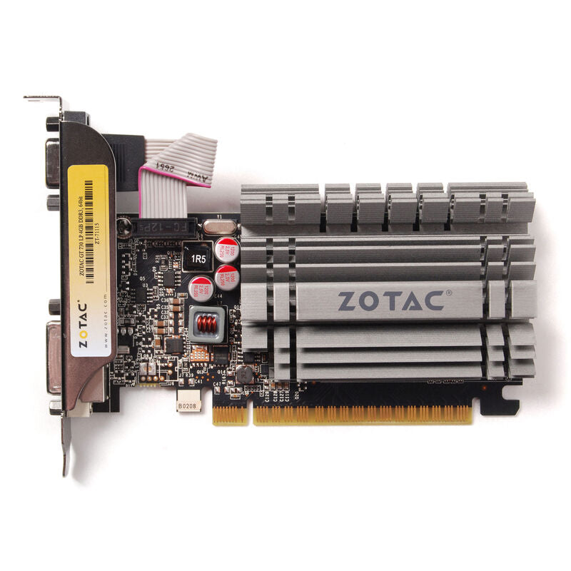 Zotac GeForce GT 730 passiv grafikkort 4 GB bakside